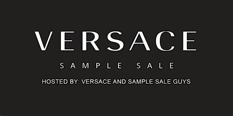 versace sample sale 2024|Versace sample sale atlanta.